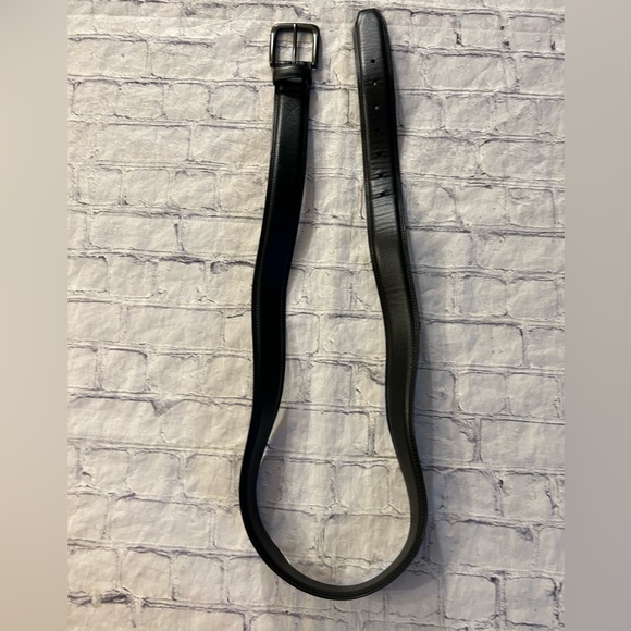 COLUMBIA SPORTSWEAR COMPANY MENS VEGAN LEATHER BLACK CHUNKY BELT SIZE XL (42-44) - Picture 10 of 10